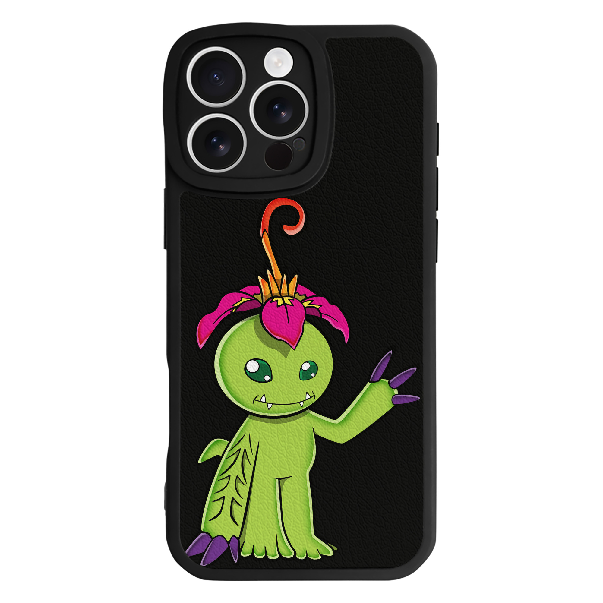 （画像用） Digimon デジタルモンスター/デジモン 【iPhone 16シリーズ対応】シリコンスマホケース（レザー調） 材質：シリコン